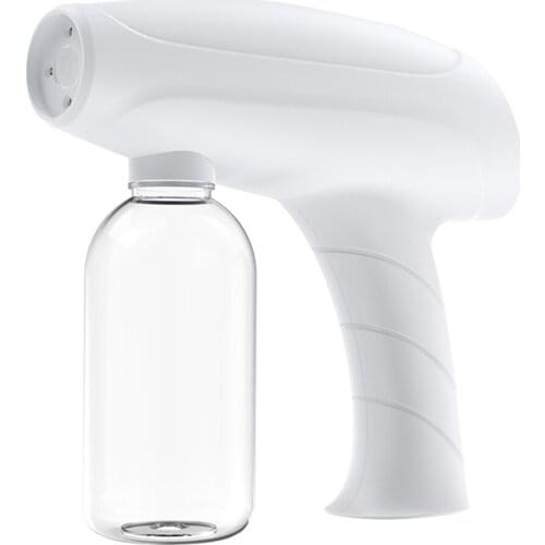 Wireless Handheld Wireless Gun Disinfectant Sprayer 10W Nano Blue Light Steam Atomizing Fogger for Indoor Outdoor Beauty Salon