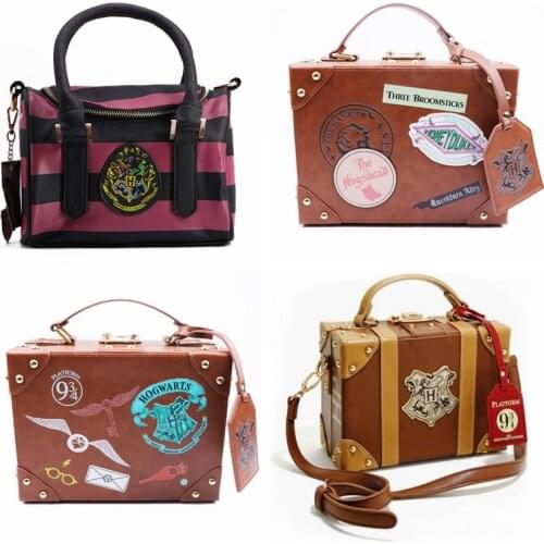 Luggage Bag Harries Cosplay Travel Bags Potter School Hogwart Students Suitcase Collectibles Handbag Shoulder Bags Travel Tote