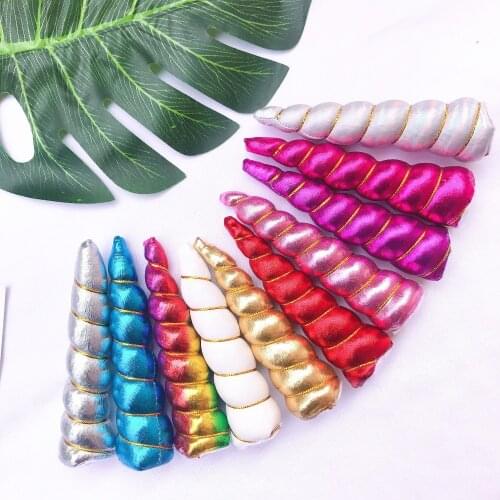 5pcs/lot Unicorn Horns for Girls Kids Felt Padded Unicorn horns DIY Unicorn Party hair Accessories, DIY Unicorn Party