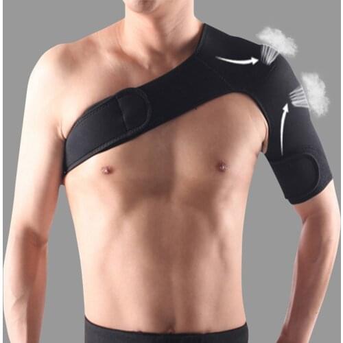 Hot Adjustable Shoulder Support Brace Strap Sport Gym Compression Neoprene Strap sy998
