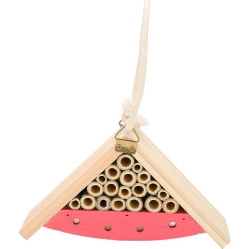 Insect House Exquisite Durable Sturdy Colorful Wooden Insect Shelter for Insect Shelter for Bee House