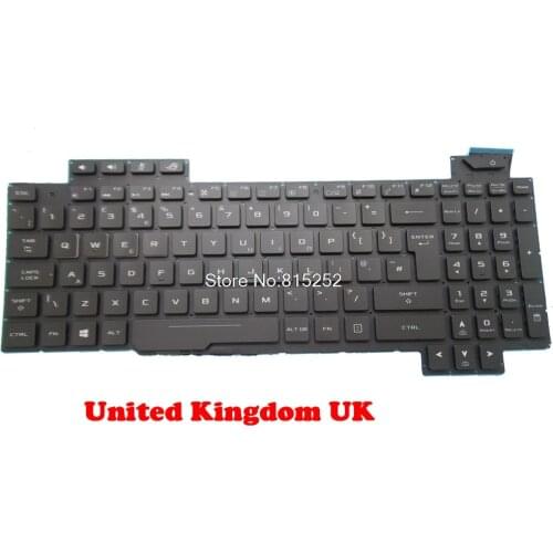 Laptop Backlight Keyboard For ASUS For ROG Strix Scar GL503 GL503V GL503VM GL503VD GL503GE United States US/United Kingdom UK