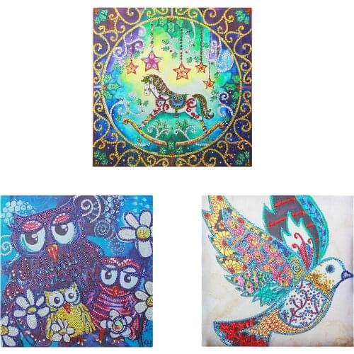 Colorful Special Diamond Painting Kits for Kids Children,5D Diamond Art Kits