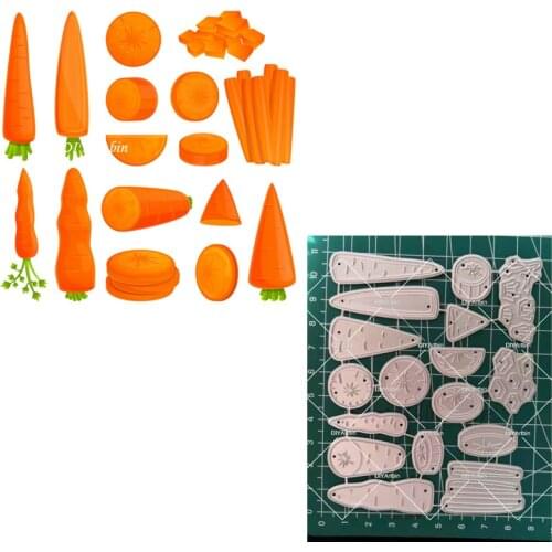 Carrot metal cutting dies for scrapbooking new 2020 DIY Scrapbooking Dies Craft Stencil Embossing card