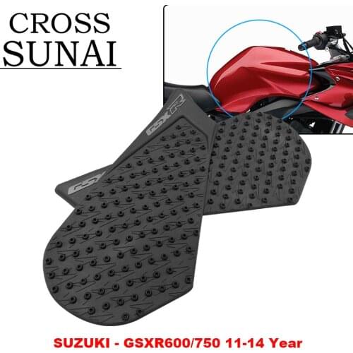 Motorcycle Sticker For SUZUKI GSXR600 GSXR750 GSXR 600 750 2011-2014 Gas Tank Pad Anti Slip Accessories Protective Stickers Moto