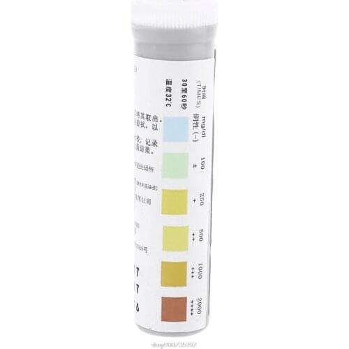 20 Strips Urinalysis Glucose Diabetes Urine Strip Test Pack Quick Selfcheck For Urinalysis With Anti-VC Interfer D03 20 Dropship