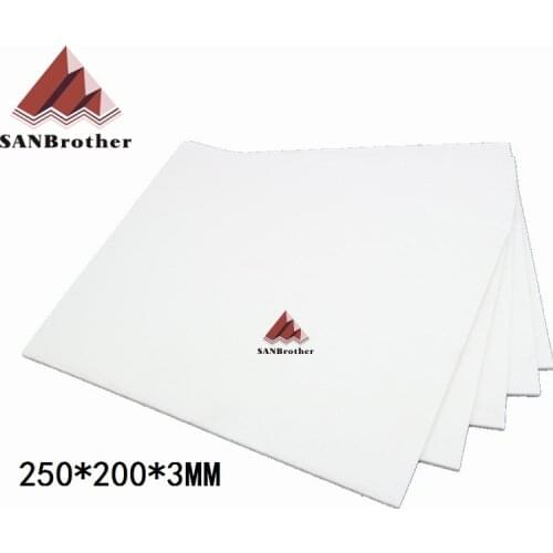 3D Printer Heating Bed Block Insulation Cotton 250*200*3mm For Reprap Ultimaker Makerbot