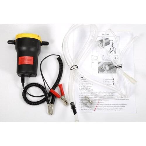 12V 60W Oil/crude Oil Fluid Sump Extractor Scavenge Exchange Transfer Pump Suction Transfer Pump + Tubes For Auto Car Boat Mot