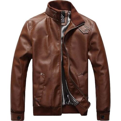 2021 New Mens Jackets PU Clothing Locomotive Men Clothing Coat MenS Leather Jacket Motorcycle Overcoat For Male Chaqueta