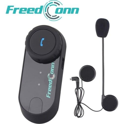 Original FreedConn T-COM VB Helmet Headset 800M Bluetooth Interphone Motorcycle Intercom Walkie talkie with FM Radio