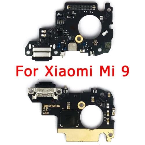 Original Charge Board for Xiaomi Mi 9 USB Plug PCB Dock Connector Flex Cable Replacement Spare Parts Charging Port for Mi 9 Mi9