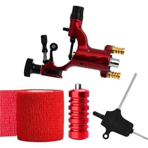 MagiDeal Dragonfly Rotary Tattoo Machine Kit for Liner Shader and Body Art