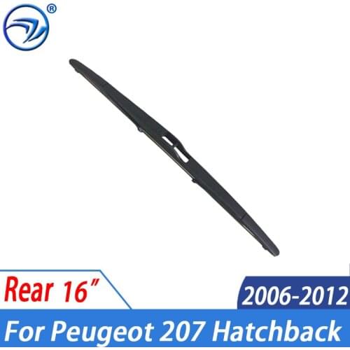 Wiper 16" Rear Wiper Blade For Peugeot 207 Hatchback 2006 - 2012 2007 2008 2009 2010 2011 Windshield Windscreen Rear Window