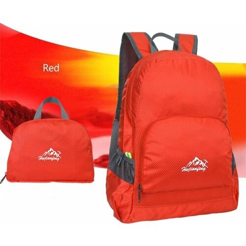 Folding Backpack Portable Lightweight Travel Outdoor Sports Bag Travel Camping Backpacks Daily Women Waterproof Folding Bag