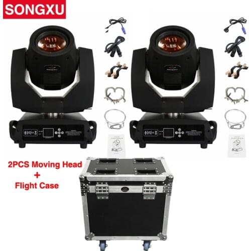 SONGXU 7R 230W Beam Moving Head Light Touch Screen Disco Lights with Flight Case 2in1 for DJ Club Nightclub Party/SX-MH230