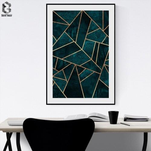 Modern Canvas Art Poster Print Geometric Painting Nordic Style Abstract Wall Art Picture for Living Room Home Decor