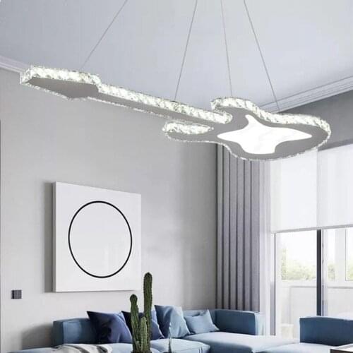 LED chandeliers crystal guitar art room lighting Bedroom study dining room Pendant Lights