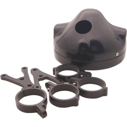 Universal Motorcycle Headlight Mounting Bracket Adjustable for Honda Yamaha 7 Inch Headlight Housing Both Sides Bracket