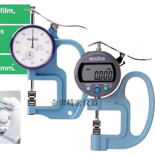 Japan by Teclock dele Roller Type Thickness Meter SM-528-RL SM-1205L-RL SM-124-RL