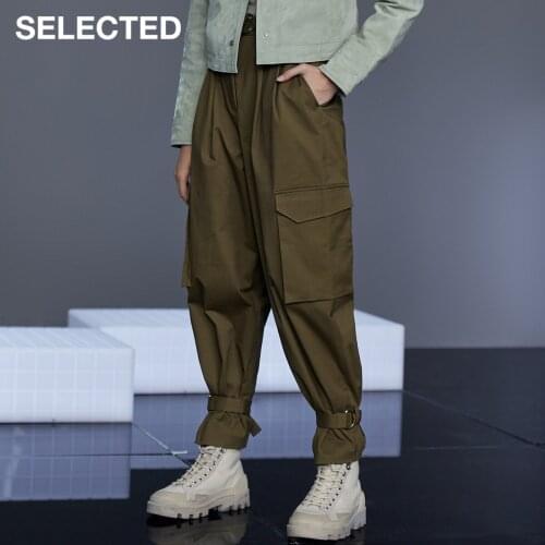 SELECTED Winter Womens New Fashion Stripe Casual Pants S|420414007