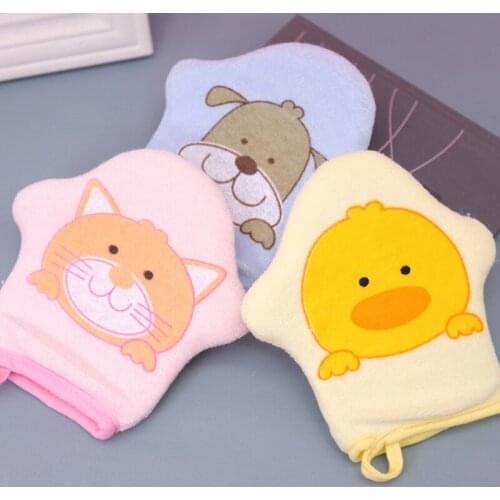 1Pc Baby Cartoon Bath Brushes Newborn Bath Towel Accessories Super Soft Bath Wash Wipe Gloves Kid Shower Wash Tool For Kids Gift