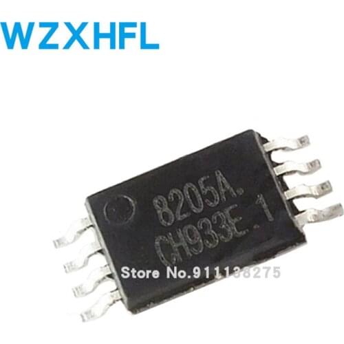 10PCS 8205A TSSOP8 CEG8205A TSSOP FS8205A STN8205A 8205 TSSOP-8 MSOP-8 SMD new and original IC Chipset
