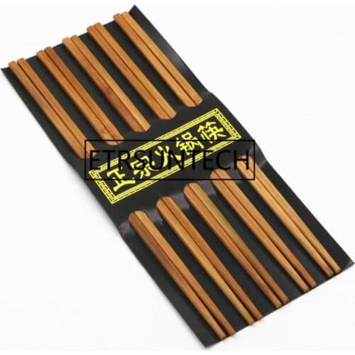 100Set Bamboo Ecological Chopsticks Handmade bamboo Chopstick Set Sushi Hot Pot Tableware Kitchen Tools