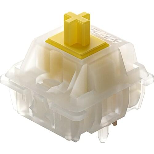 Gateron yellow Pro switch 5pin mechanical keyboard switch 50gf