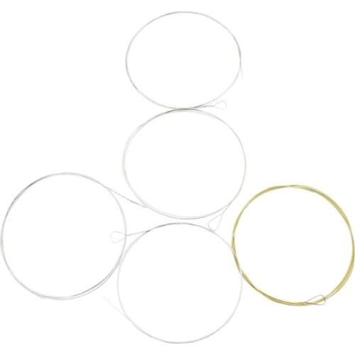 5pcs Strings for 5-String Banjo Loop End Strings Bronze Wound High Quality BJ12