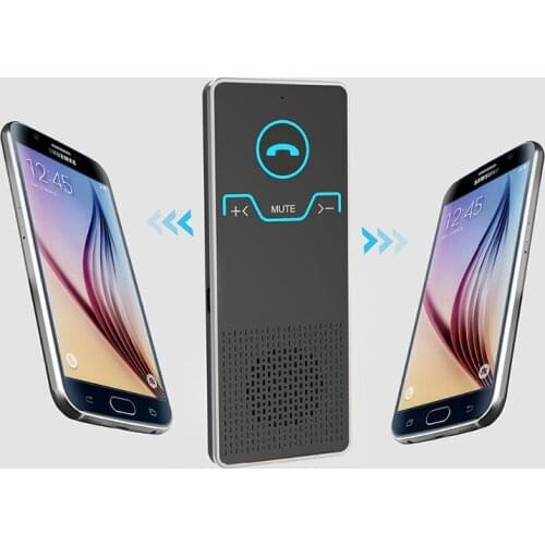 Car Bluetooth Hands Free Kit Charger for Sun Visor Noise Reduction Mobile Phone ND998