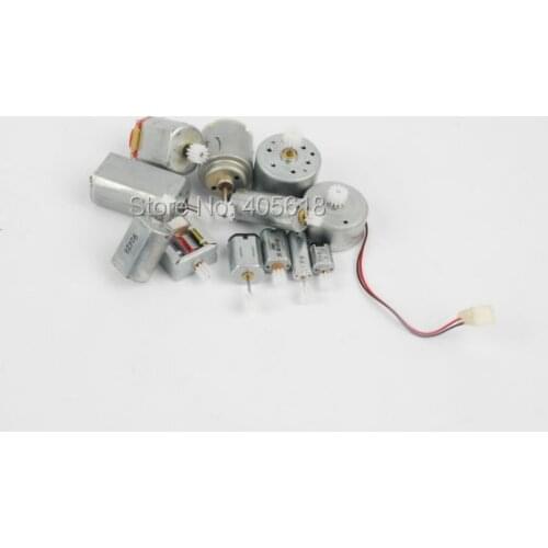 Free shipping 12 kinds Motor gear pack DIY model parts Micro DC motor