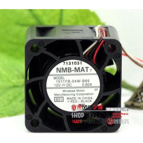 Free Delivery.4CM 12V 0.60A 1511FB-04W-B66 server motor modified oil cooling fan