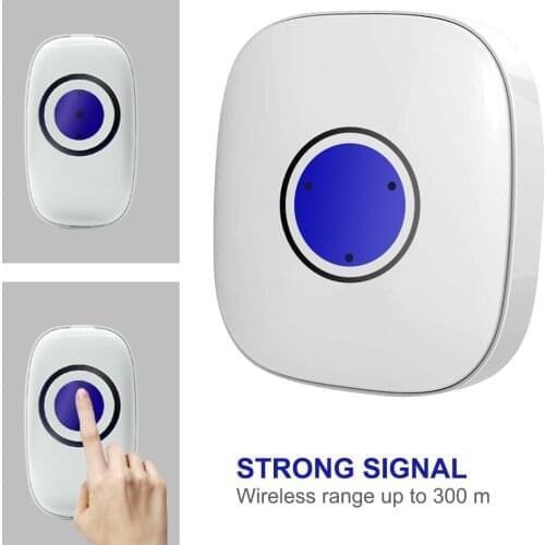 110V-240V Wireless Waterproof Doorbell 38 songs Chime Door Bell Infrared Sensor Motion Detector Entry Door Bell Alarm EU/US Plug