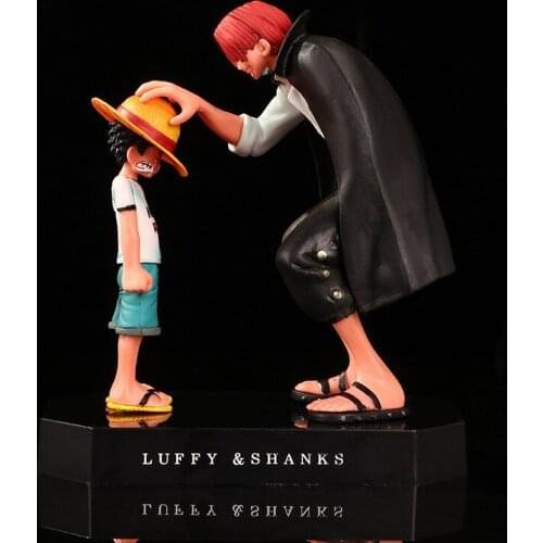 ONE PIECE Shanks Giving The Hat To Luffy Action Figure Ornament Model Toys