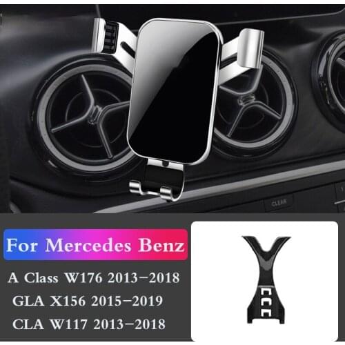 Car Mobile Phone Holder Mounts Stand GPS Navigation Bracket For Mercedes Benz W176 X156 W117 A Class GLA CLA Car Accessories