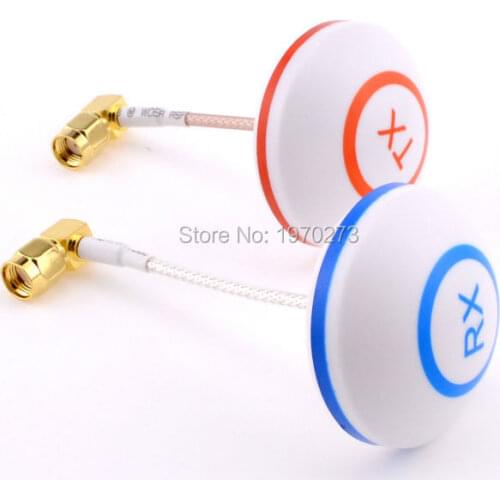 For Boscam transmitter and receiver inner hole Omnidirectional Mushroom 5.8Ghz 5.8G Antenna TX RX RP-SMA RC FPV