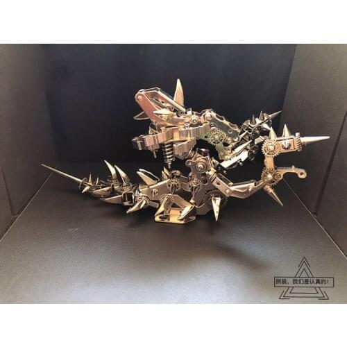 Mechanical Hydralisk metal assembled building block machine model creative gift