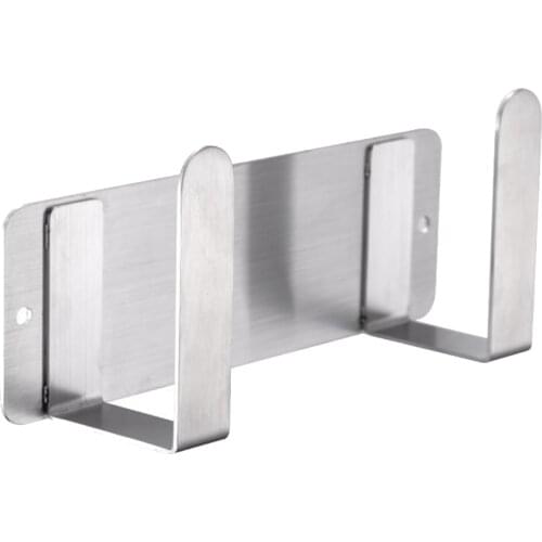 Wall-mounted Lid Storage Rack 304 Stainless Steel Cutting Board Pot Cover Rack Shelf Punch Free Kitchen Wall Hanging Rack Holder