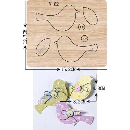 New bird wooden dies cutting dies for scrapbooking /V-62