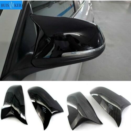 Pair Side Rearview Mirror Cover Fit For BMW F10 F11 LCI 2014-2016 F01 F06 F07