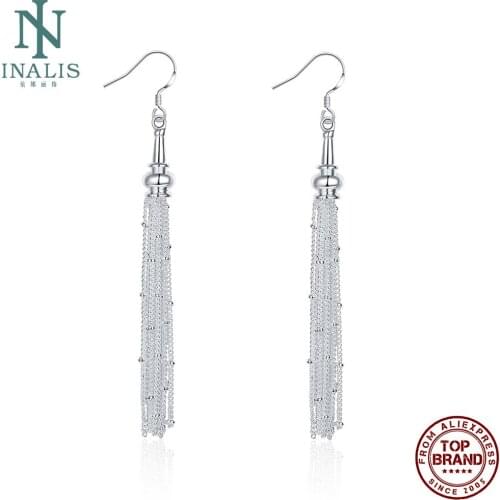 INALIS Simple Round Drop Earrings For Womens Fashion Earrings Anniversary Party Exquisite Romantic Hot Selling GirlFriend Gifts