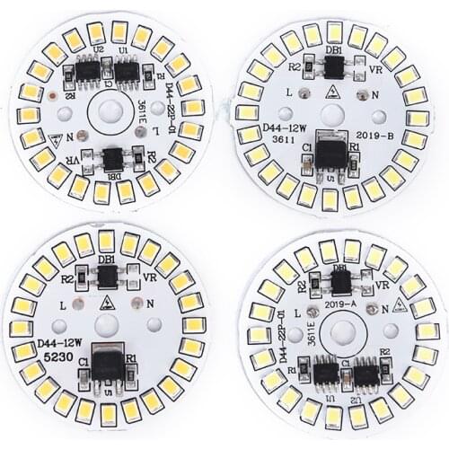 LED Bulb Patch Lamp SMD Plate Circular Module Light Source Plate For Bulb Light