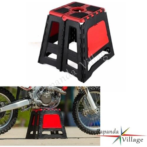 Universal Motorcycle MX Enduro Folding Step Stool Dirt Bike Stand Motocross Folding Work Stand For Yamaha Honda Suzuki