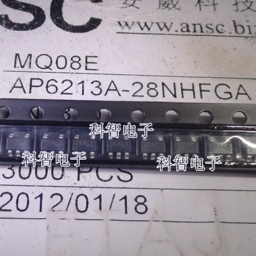 10pcs/lot 100% New&original AP6213A-28NHFGA Marking:2KALX SOT23-5