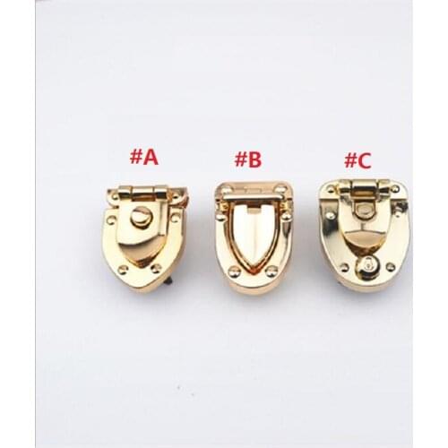 10 pcs/lot) New style luggage and handbag hardware oval decorative lock accessory bag DIY transformation lock