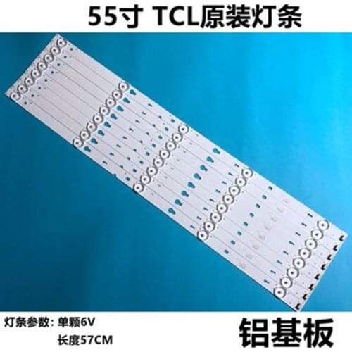 100%NEW 1set=8pcs for TCL D55A710 Y55G33 55M81A led backlight YHA-4C-LB3205-YHEX1
