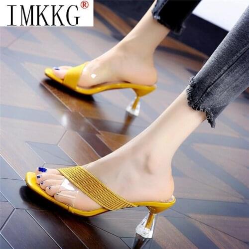 2021 Sandalias De Mujer Women Fashion sandals party casual thin heels High Quality Elegant Summer Lady Classic Black Beach Shoe