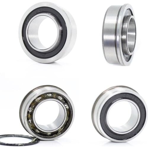 6Pcs F6202-12.8-2RS Bearing ABEC-1 12.8*35*11 mm Garden Car Wheel Bearings F6202-12.8 2RS