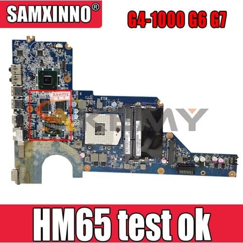 DAR13MB6E0 DAR13MB6E1 For HP Pavillion G4-1000 G6 G7 Notebook Mainboard 650199-001 636375-001 HM65 Laptop Motherboard