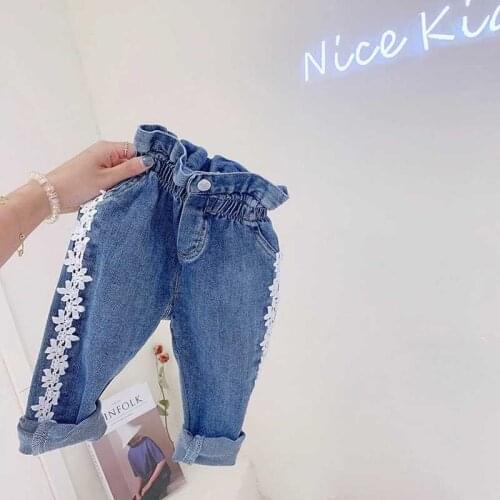 Kids Jeans Baby Girls Jeans Children Toddler Boys Pants Casual Girls Trousers Girls Clothes Girl Skinny Jeans for Girl 2-8Y